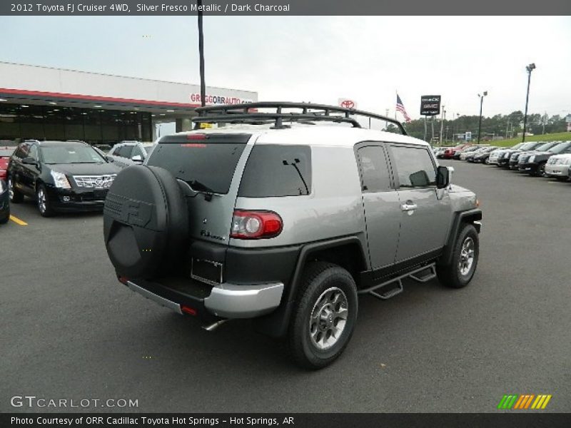 Silver Fresco Metallic / Dark Charcoal 2012 Toyota FJ Cruiser 4WD