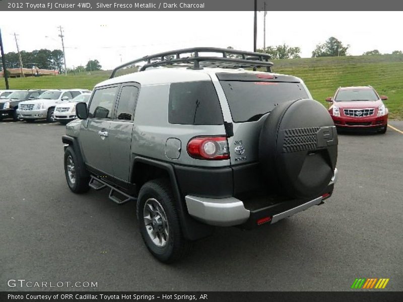 Silver Fresco Metallic / Dark Charcoal 2012 Toyota FJ Cruiser 4WD