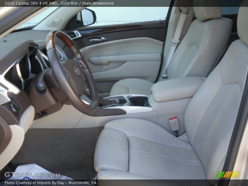 Gold Mist / Shale/Brownstone 2010 Cadillac SRX 4 V6 AWD