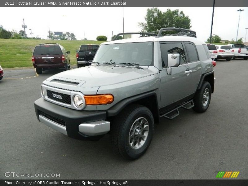 Silver Fresco Metallic / Dark Charcoal 2012 Toyota FJ Cruiser 4WD