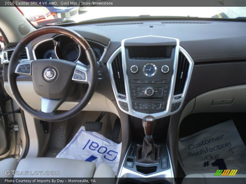 Gold Mist / Shale/Brownstone 2010 Cadillac SRX 4 V6 AWD