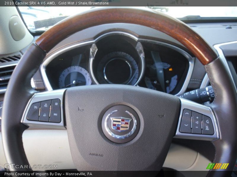 Gold Mist / Shale/Brownstone 2010 Cadillac SRX 4 V6 AWD