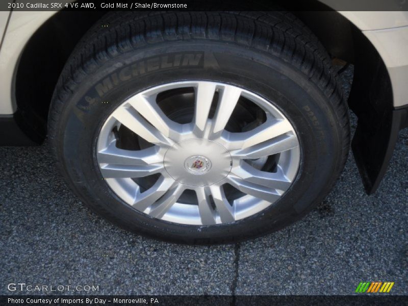 Gold Mist / Shale/Brownstone 2010 Cadillac SRX 4 V6 AWD