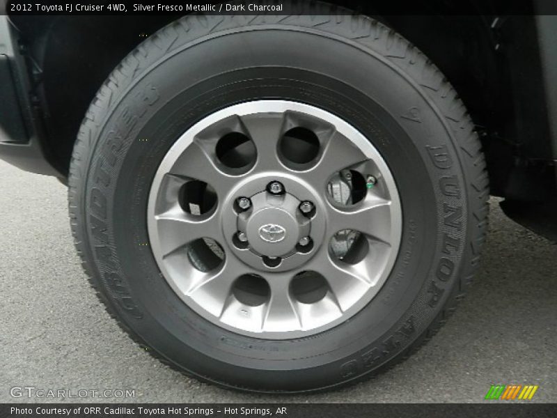 Silver Fresco Metallic / Dark Charcoal 2012 Toyota FJ Cruiser 4WD