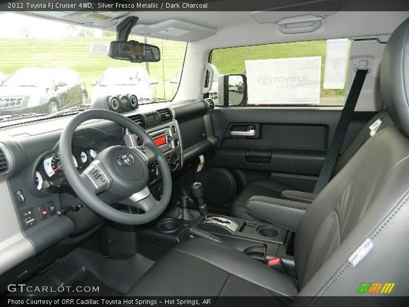 Silver Fresco Metallic / Dark Charcoal 2012 Toyota FJ Cruiser 4WD