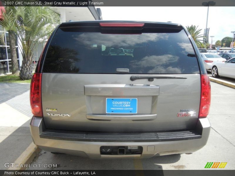 Steel Gray Metallic / Light Titanium 2007 GMC Yukon SLE