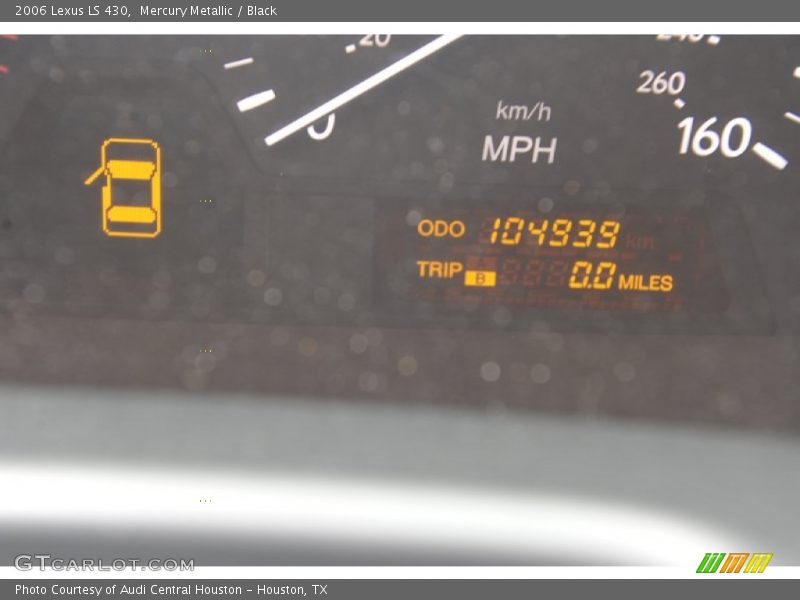 Mercury Metallic / Black 2006 Lexus LS 430