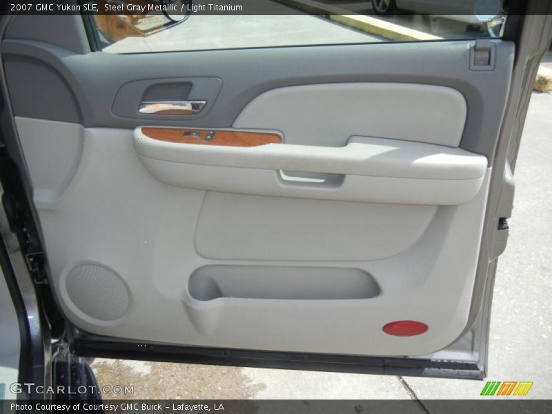 Steel Gray Metallic / Light Titanium 2007 GMC Yukon SLE