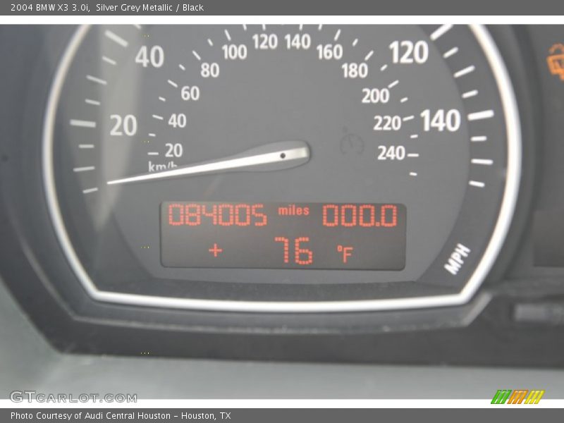 Silver Grey Metallic / Black 2004 BMW X3 3.0i