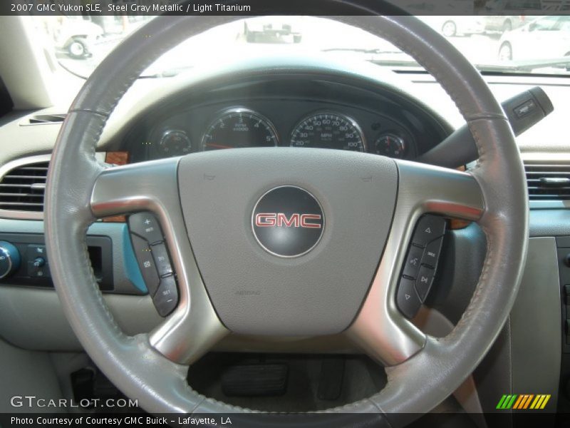 Steel Gray Metallic / Light Titanium 2007 GMC Yukon SLE