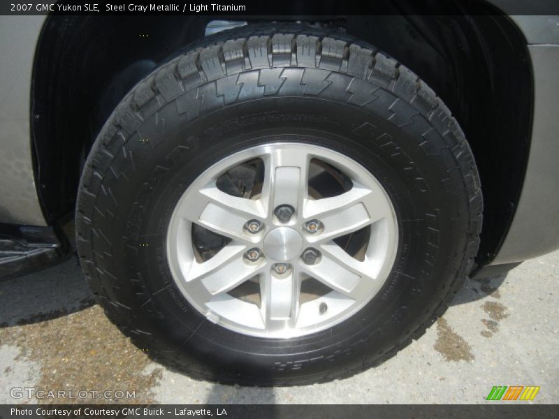 Steel Gray Metallic / Light Titanium 2007 GMC Yukon SLE