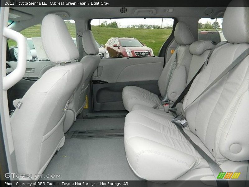 Cypress Green Pearl / Light Gray 2012 Toyota Sienna LE