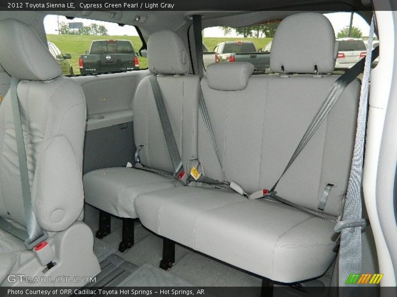 Cypress Green Pearl / Light Gray 2012 Toyota Sienna LE