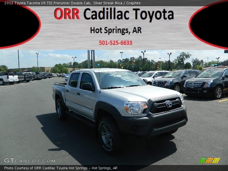 Silver Streak Mica / Graphite 2012 Toyota Tacoma V6 TSS Prerunner Double Cab