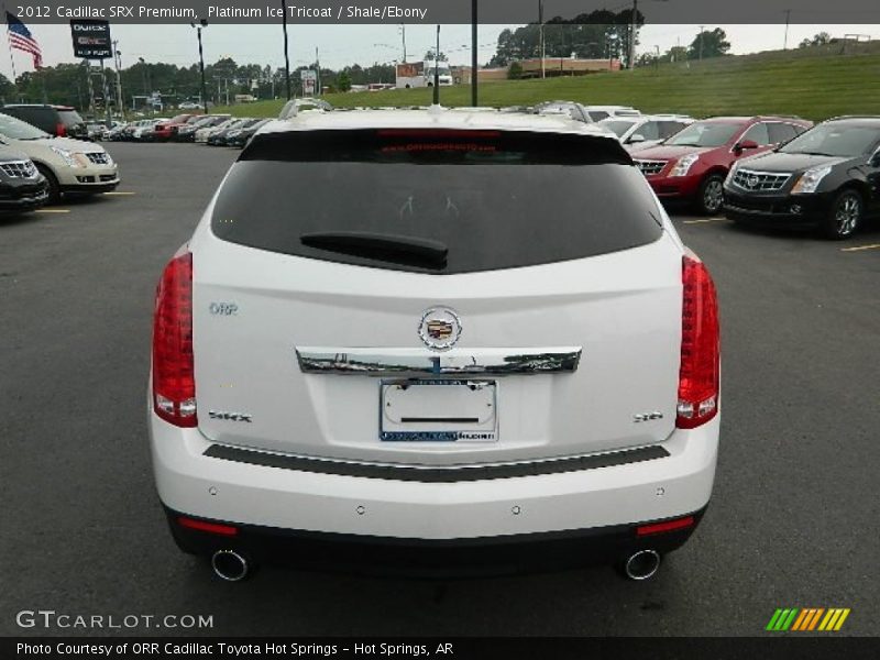 Platinum Ice Tricoat / Shale/Ebony 2012 Cadillac SRX Premium