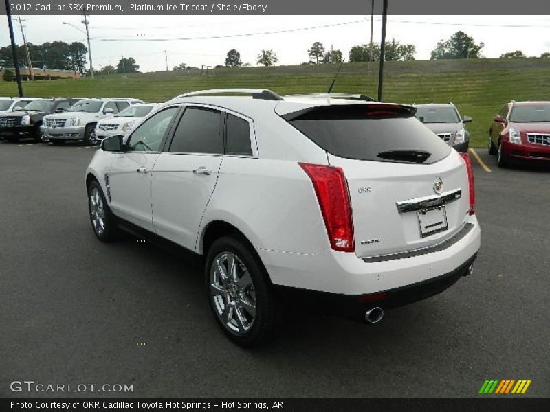Platinum Ice Tricoat / Shale/Ebony 2012 Cadillac SRX Premium