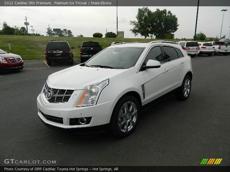 Platinum Ice Tricoat / Shale/Ebony 2012 Cadillac SRX Premium