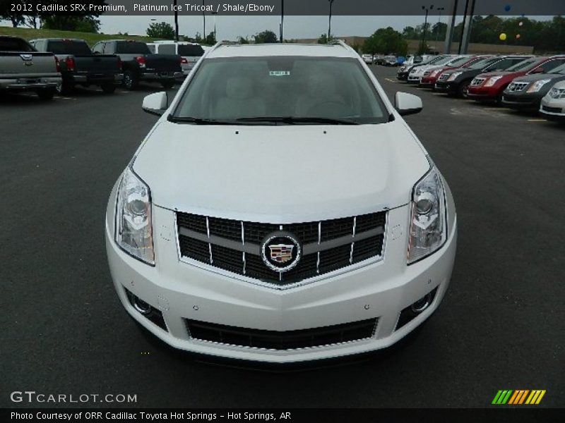 Platinum Ice Tricoat / Shale/Ebony 2012 Cadillac SRX Premium
