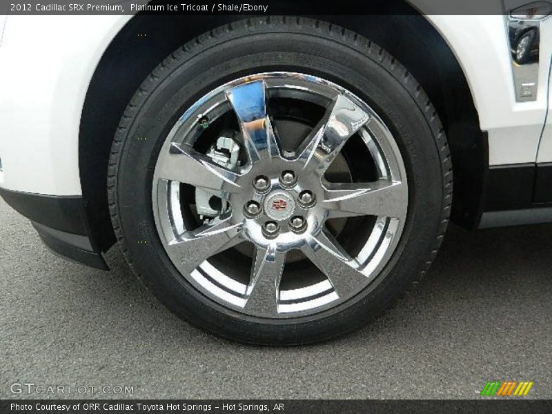 Platinum Ice Tricoat / Shale/Ebony 2012 Cadillac SRX Premium