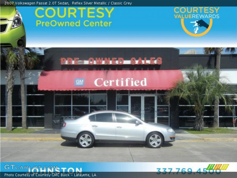 Reflex Silver Metallic / Classic Grey 2007 Volkswagen Passat 2.0T Sedan