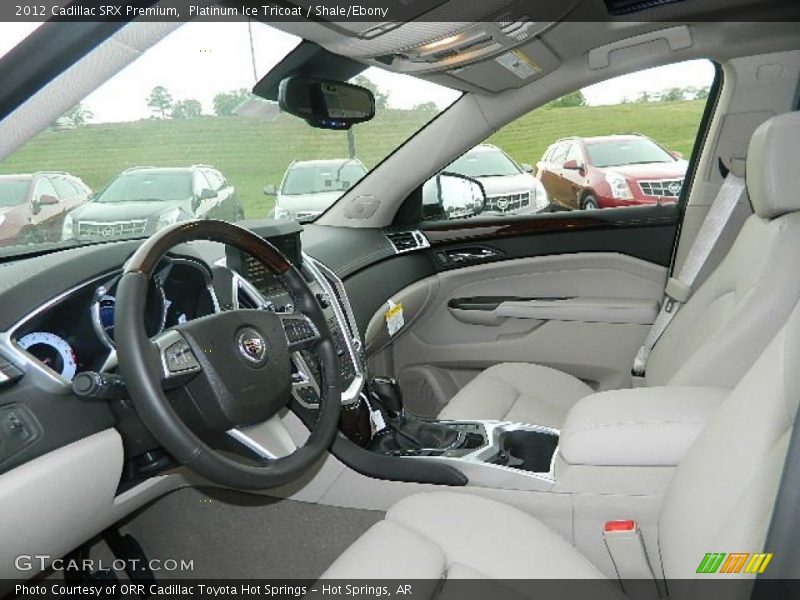 Platinum Ice Tricoat / Shale/Ebony 2012 Cadillac SRX Premium