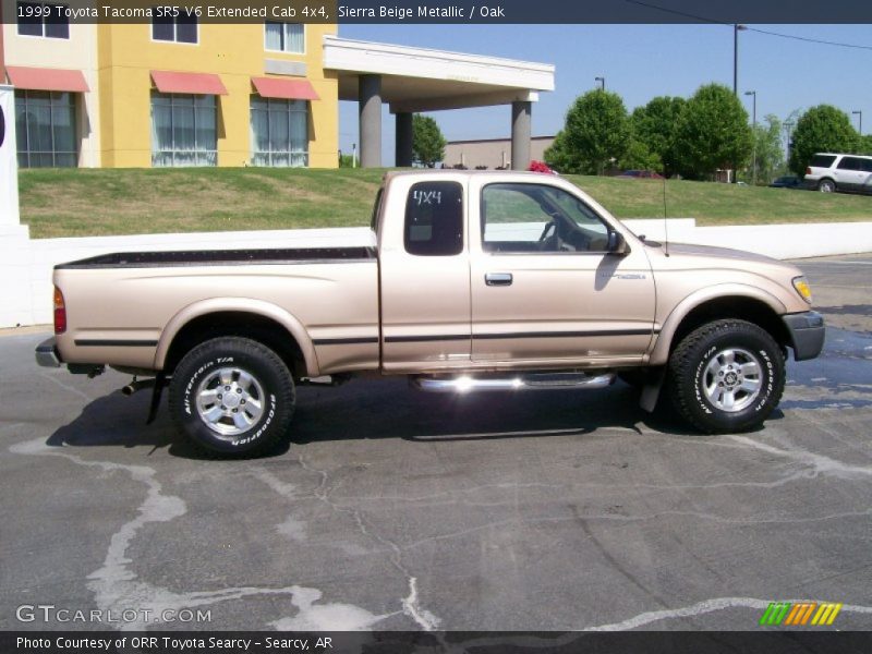 Sierra Beige Metallic / Oak 1999 Toyota Tacoma SR5 V6 Extended Cab 4x4