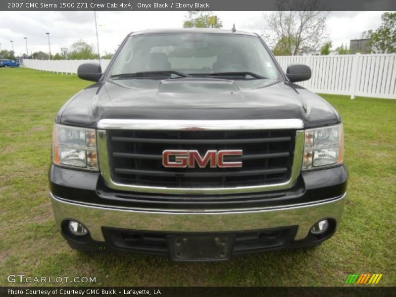 Onyx Black / Ebony Black 2007 GMC Sierra 1500 Z71 Crew Cab 4x4