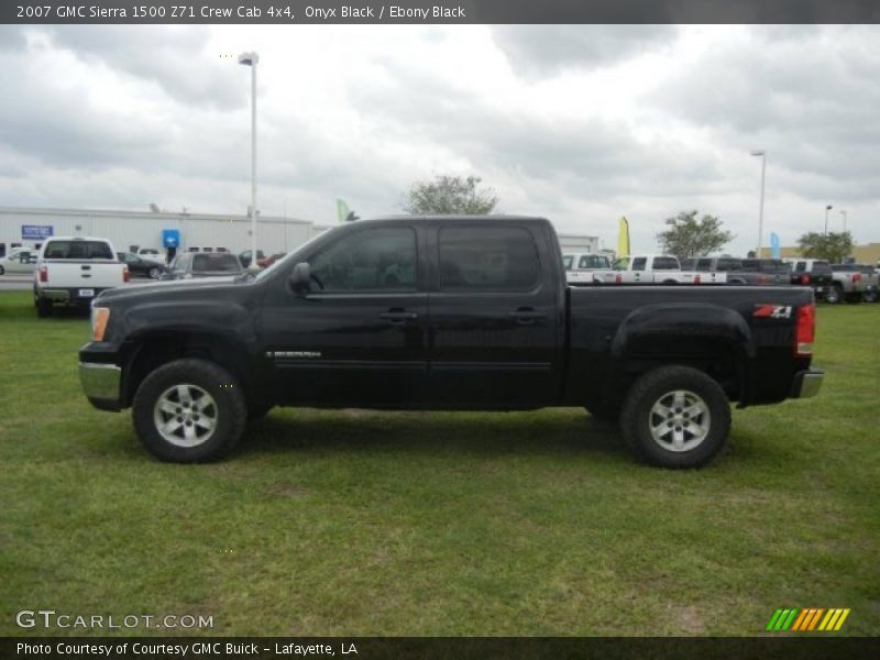 Onyx Black / Ebony Black 2007 GMC Sierra 1500 Z71 Crew Cab 4x4