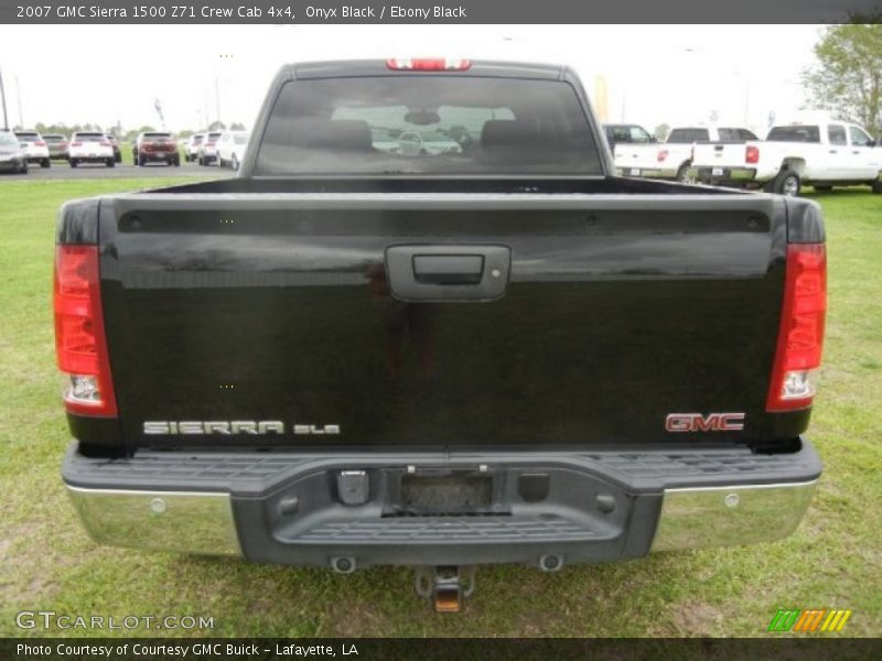 Onyx Black / Ebony Black 2007 GMC Sierra 1500 Z71 Crew Cab 4x4