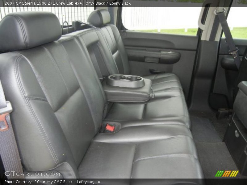 Onyx Black / Ebony Black 2007 GMC Sierra 1500 Z71 Crew Cab 4x4