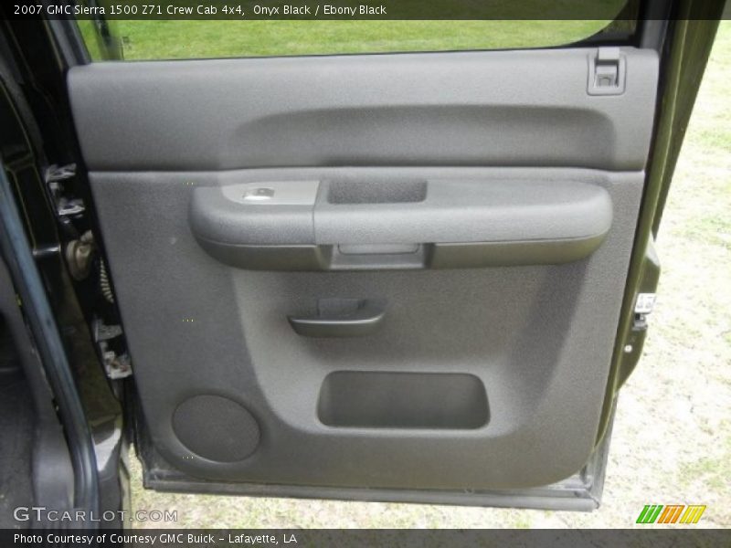 Onyx Black / Ebony Black 2007 GMC Sierra 1500 Z71 Crew Cab 4x4
