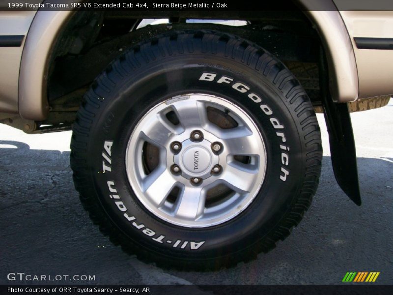 Sierra Beige Metallic / Oak 1999 Toyota Tacoma SR5 V6 Extended Cab 4x4
