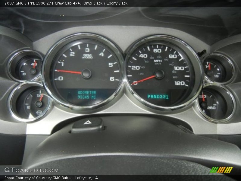 Onyx Black / Ebony Black 2007 GMC Sierra 1500 Z71 Crew Cab 4x4