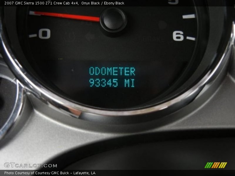 Onyx Black / Ebony Black 2007 GMC Sierra 1500 Z71 Crew Cab 4x4