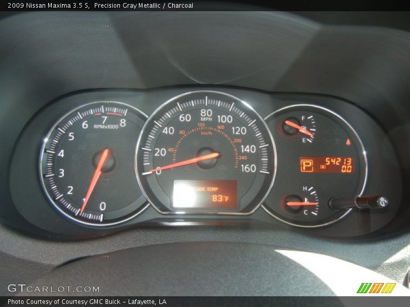 Precision Gray Metallic / Charcoal 2009 Nissan Maxima 3.5 S