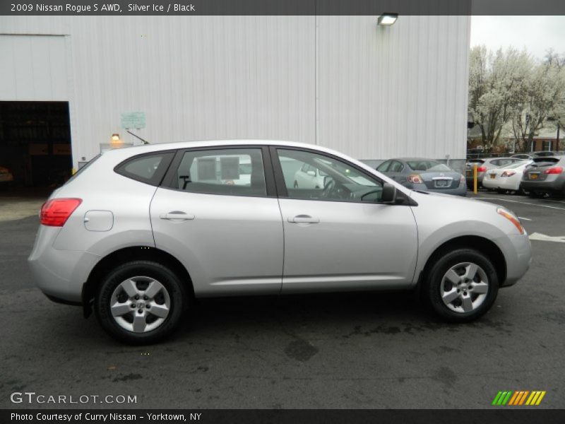 Silver Ice / Black 2009 Nissan Rogue S AWD