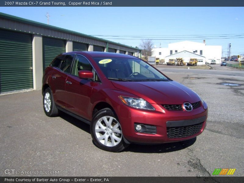 Copper Red Mica / Sand 2007 Mazda CX-7 Grand Touring