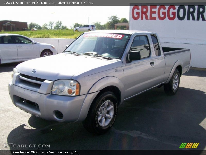 Silver Ice Metallic / Gray 2003 Nissan Frontier XE King Cab