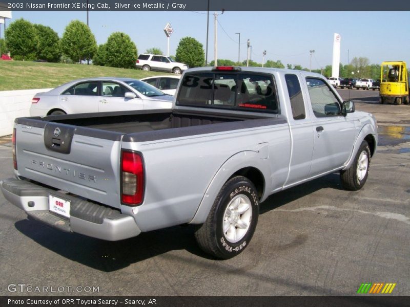 Silver Ice Metallic / Gray 2003 Nissan Frontier XE King Cab