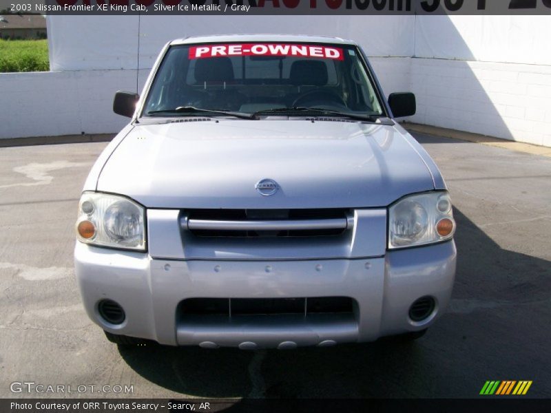 Silver Ice Metallic / Gray 2003 Nissan Frontier XE King Cab