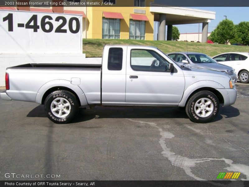 Silver Ice Metallic / Gray 2003 Nissan Frontier XE King Cab