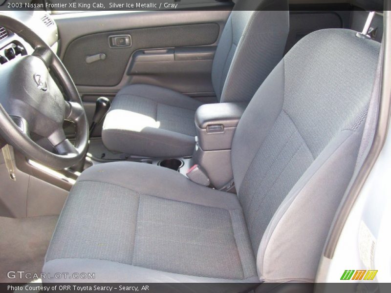 Silver Ice Metallic / Gray 2003 Nissan Frontier XE King Cab