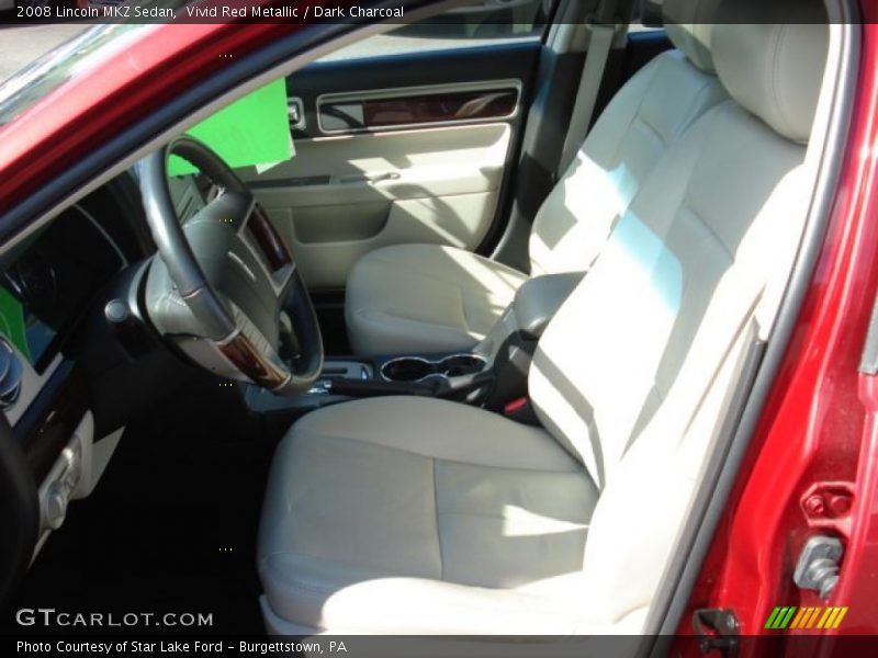 Vivid Red Metallic / Dark Charcoal 2008 Lincoln MKZ Sedan