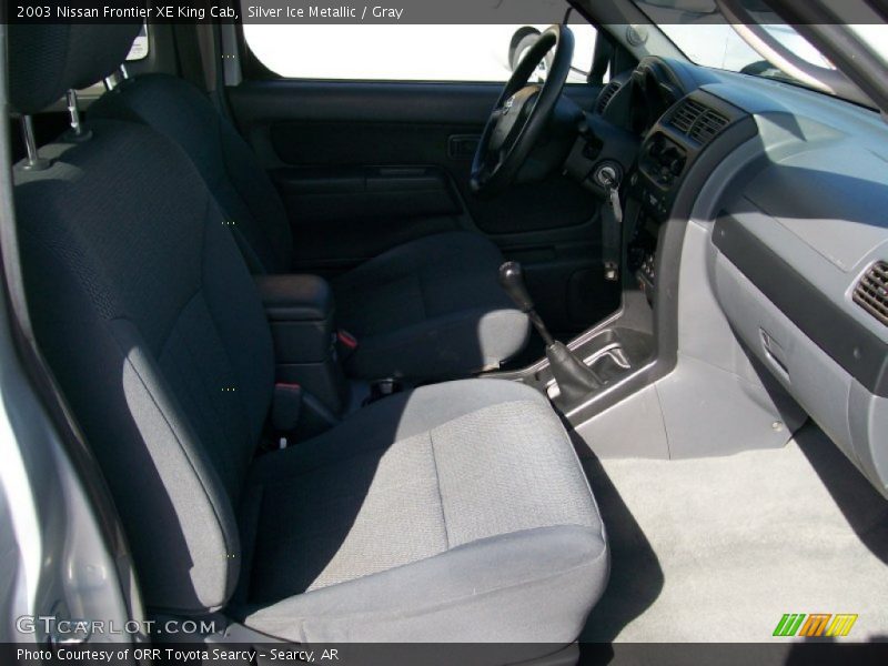 Silver Ice Metallic / Gray 2003 Nissan Frontier XE King Cab