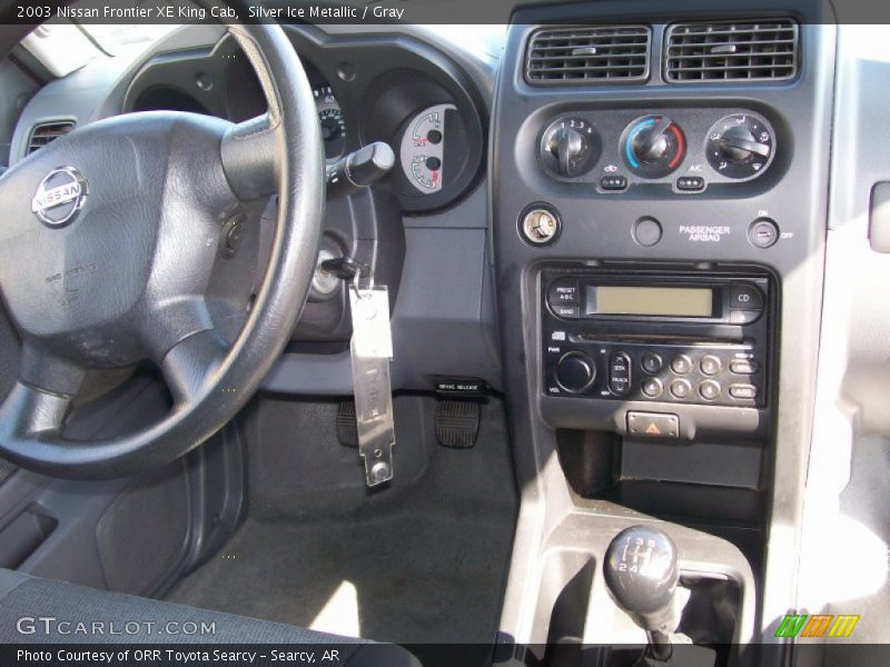 Silver Ice Metallic / Gray 2003 Nissan Frontier XE King Cab