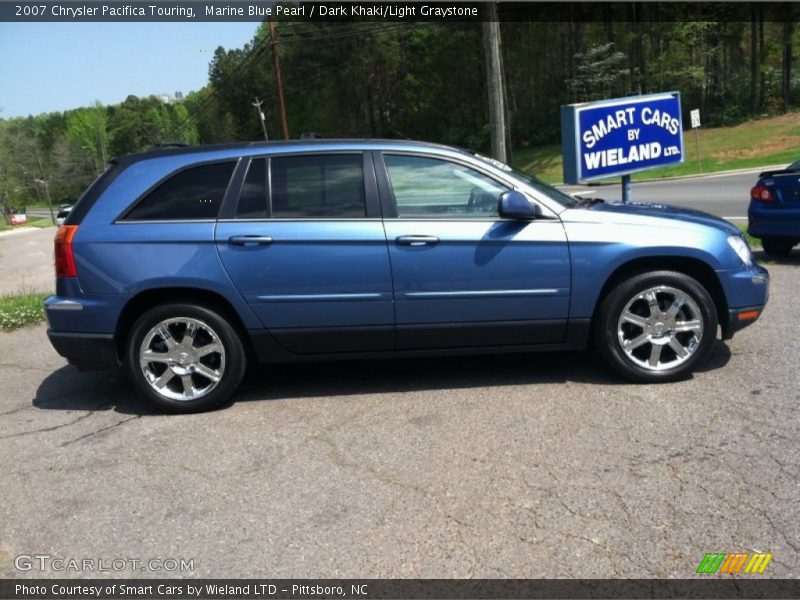 Marine Blue Pearl / Dark Khaki/Light Graystone 2007 Chrysler Pacifica Touring