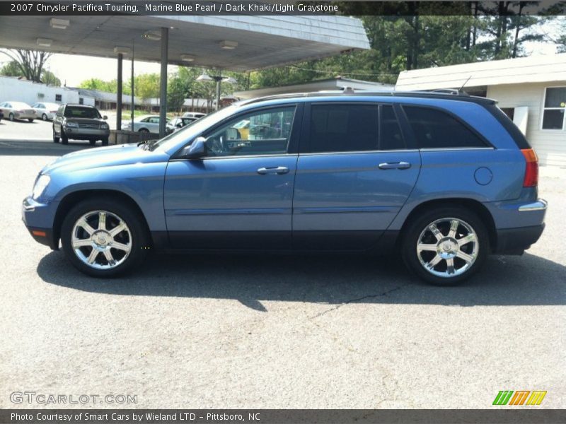 Marine Blue Pearl / Dark Khaki/Light Graystone 2007 Chrysler Pacifica Touring