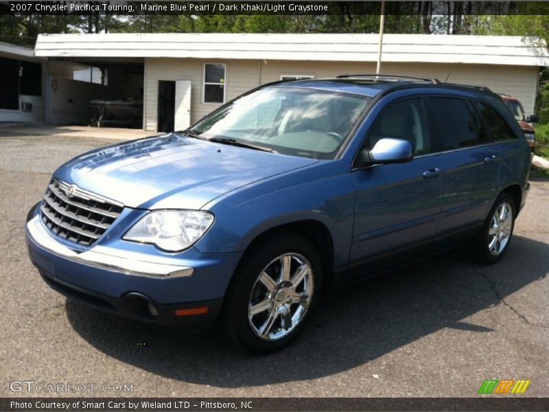 Marine Blue Pearl / Dark Khaki/Light Graystone 2007 Chrysler Pacifica Touring