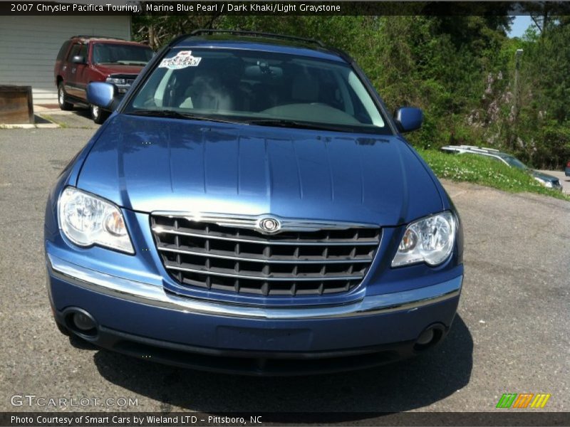 Marine Blue Pearl / Dark Khaki/Light Graystone 2007 Chrysler Pacifica Touring