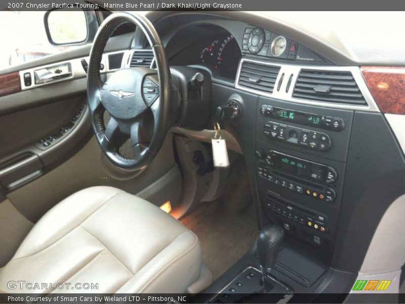 Marine Blue Pearl / Dark Khaki/Light Graystone 2007 Chrysler Pacifica Touring